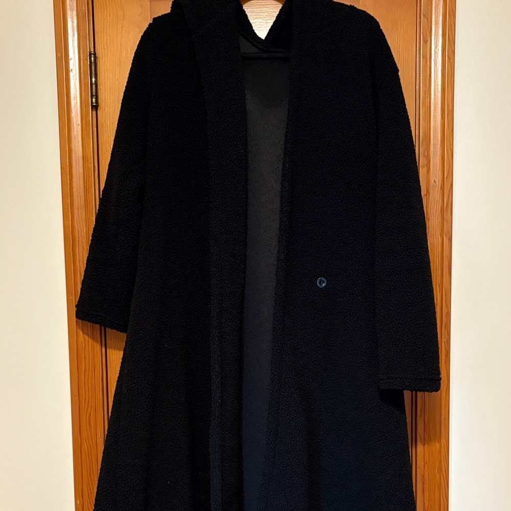 SHEIN Black Teddy Jacket